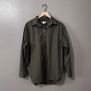 Gianni Bini Olive Striped women’s Shirt